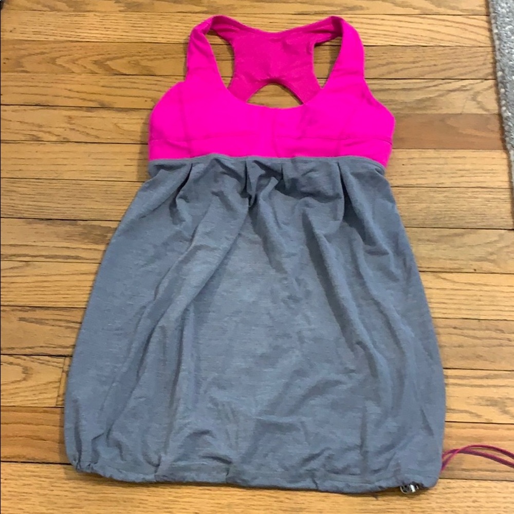 Great condition!  Lululemon tank with built in bra